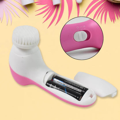Waterproof Facial Cleansing Brush & Massager – Deep Clean, Smooth & Glowing Skin