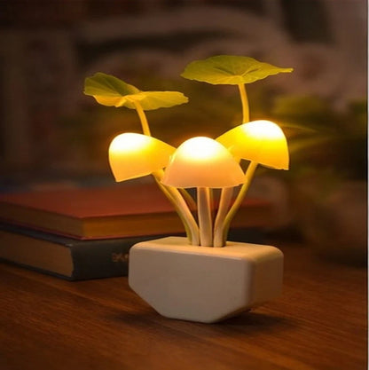 Mushroom LED Night Lamp – Soft Glow Smart Light for Cozy Nights