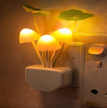 Mushroom LED Night Lamp – Soft Glow Smart Light for Cozy Nights