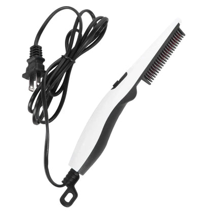 Electric Hair & Beard Straightening Comb – Portable Styling Tool for Men